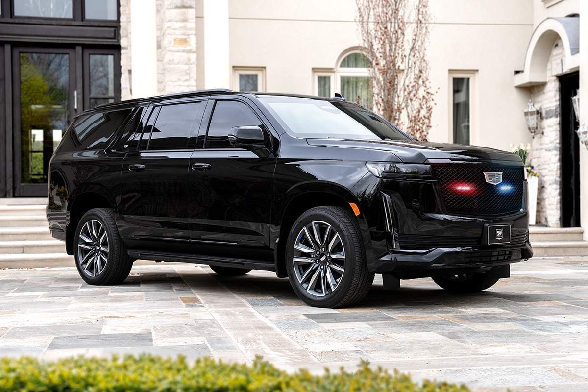 Vehículo blindado Cadillac Escalade para protección ejecutiva VIP en México